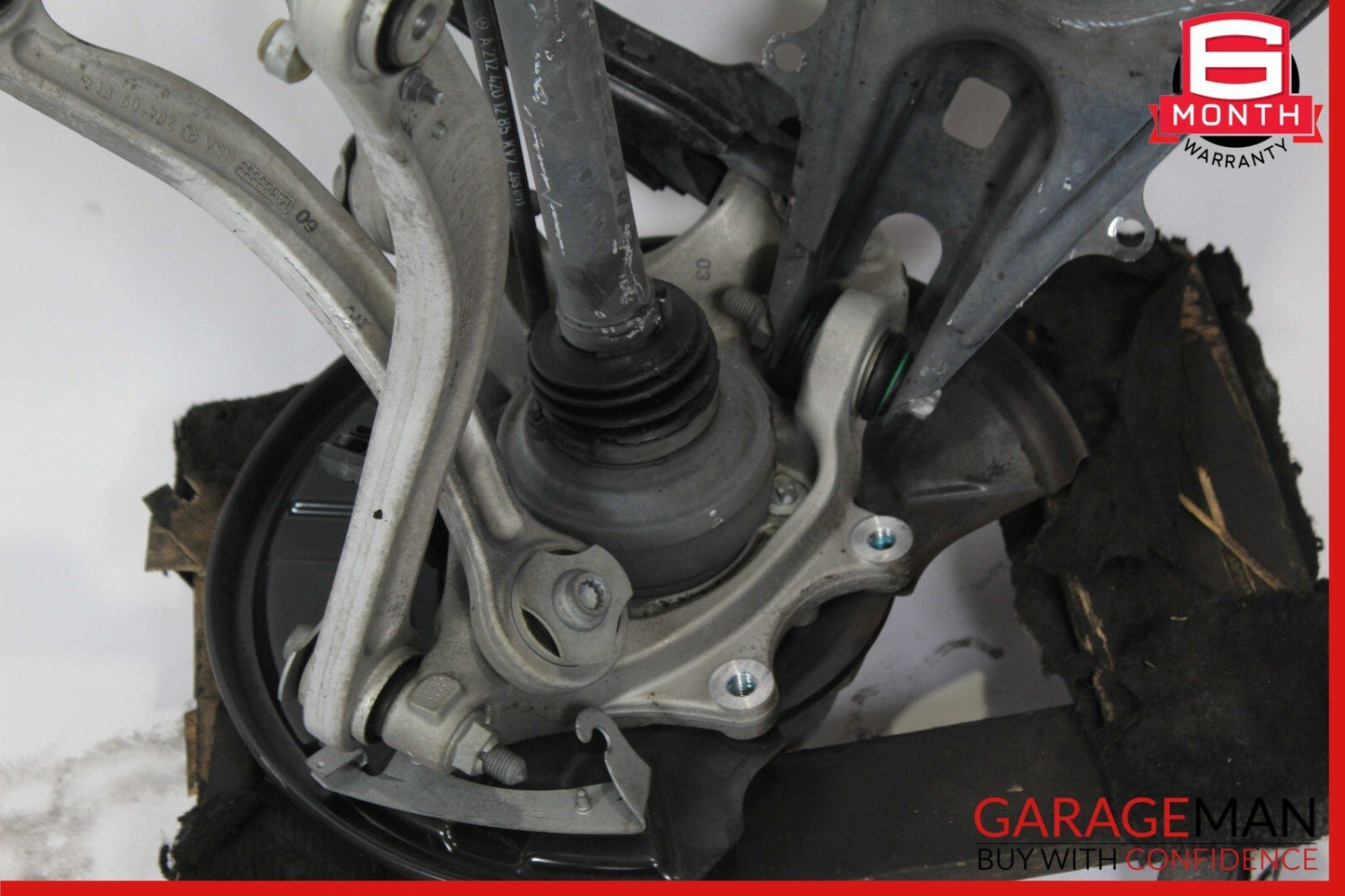 12-18 Mercedes W218 CLS550 Rear Left Spindle Knuckle Hub Drive Axle Shaft Assy