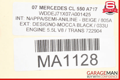 07-09 Mercedes W216 CL550 CD DVD Changer Navigation Audio Command Comand Unit