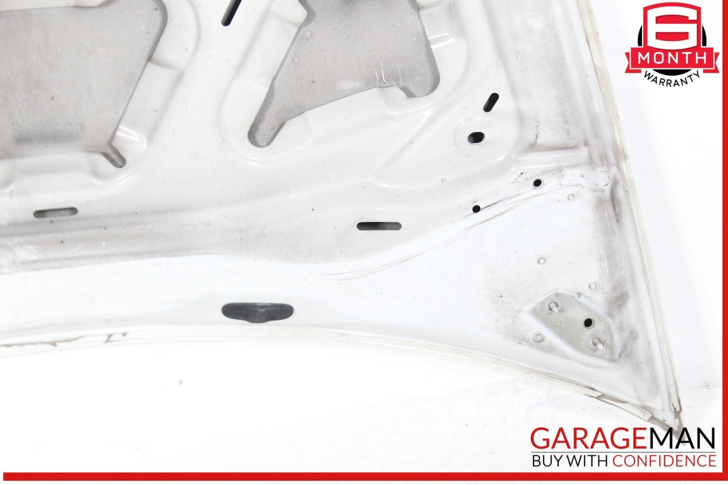 11-14 Porsche Cayenne 958 Front Hood Bonnet Panel Assembly White OEM