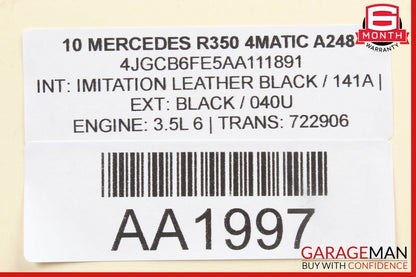 06-13 Mercedes W164 ML350 GL450 R350 Front Left Side Window Regulator Motor Unit