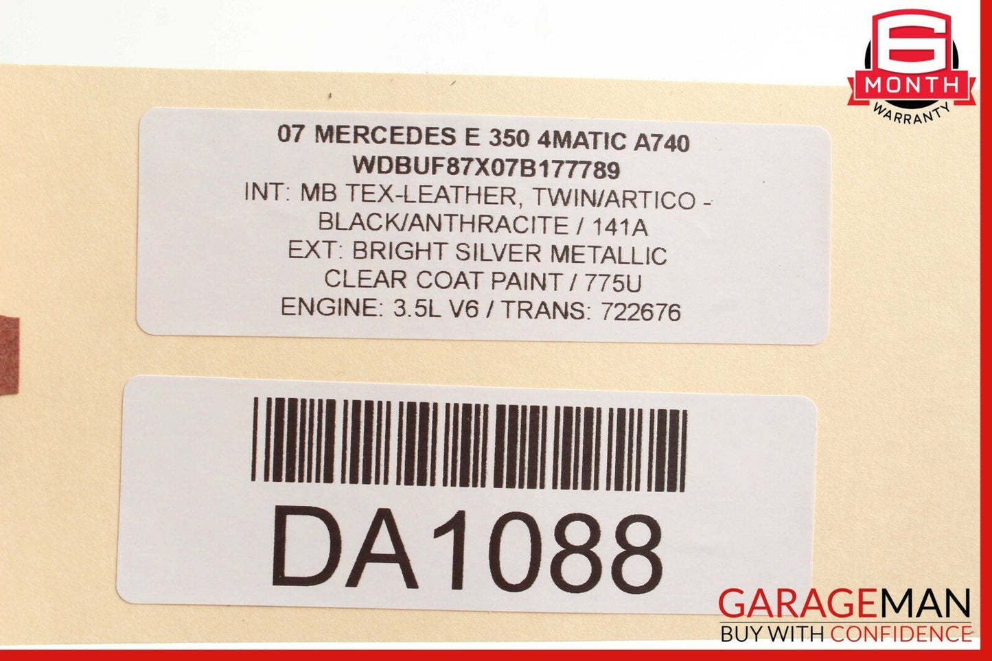 03-09 Mercedes W211 E350 E550 Front Right Side Door Window Regulator Motor OEM