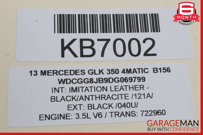08-16 Mercedes X204 GLK350 C300 Rear Left Door Window Regulator Motor OEM