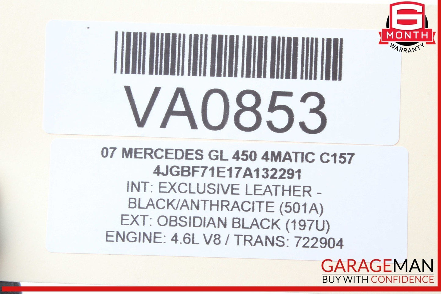 06-12 Mercedes X164 GL450 4MATIC Center Console Control Trim Panel Wood Bezel