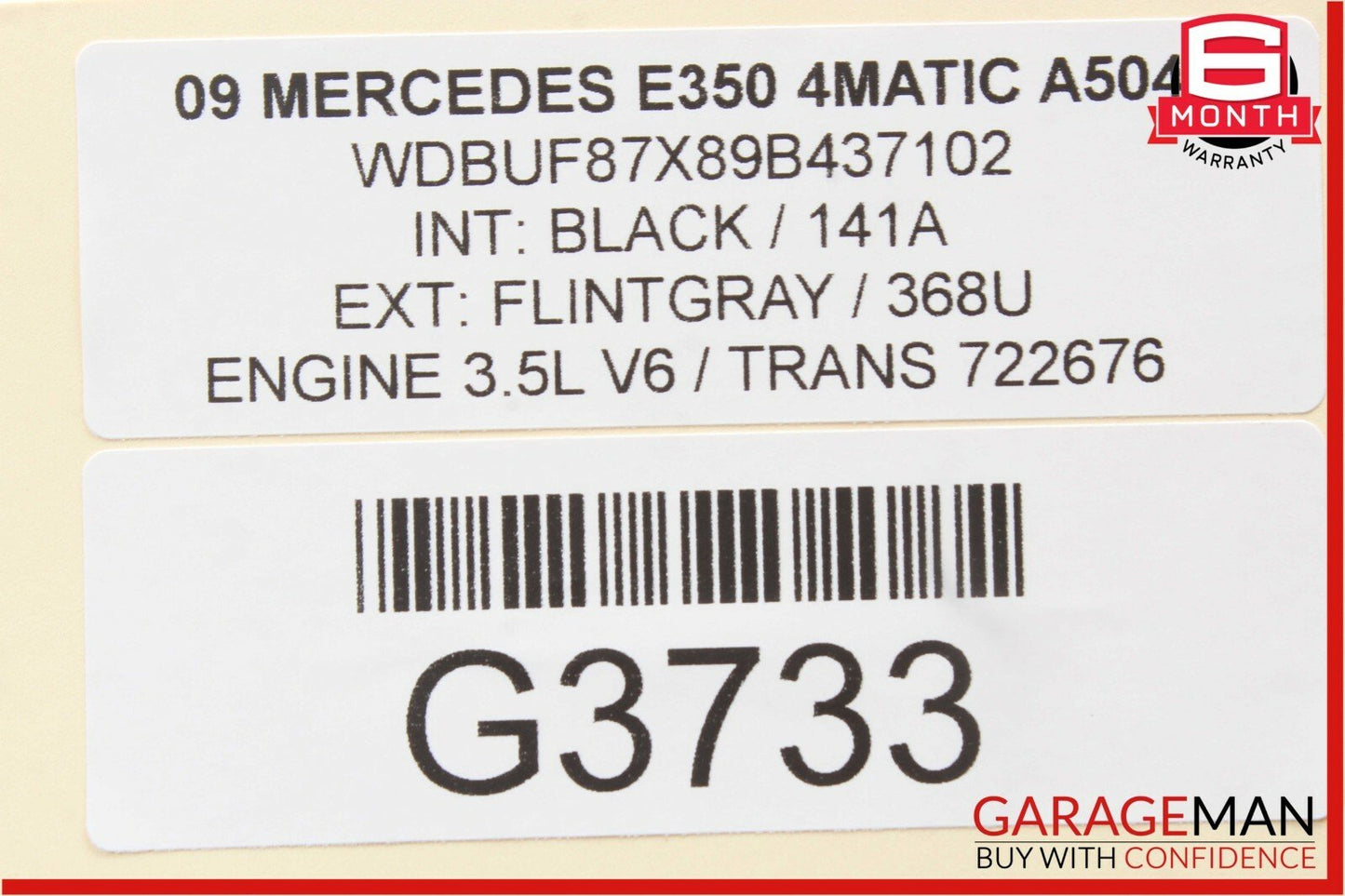 06-11 Mercedes W211 E350 E550 CLS550 Rear Right Side Door Controller Module Unit