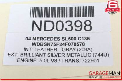03-11 Mercedes R230 SL500 CLS550 E350 Front Right Passenger Side Knuckle Spindle