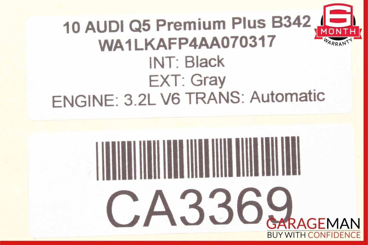 10-18 Audi Q5 A6 A7 Rear Right Passenger Side Suspension Upper Control Arm OEM