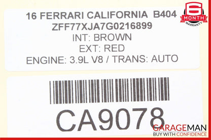 15-18 Ferrari California T Power Steering Rack to Oil Cooler 294683 OEM