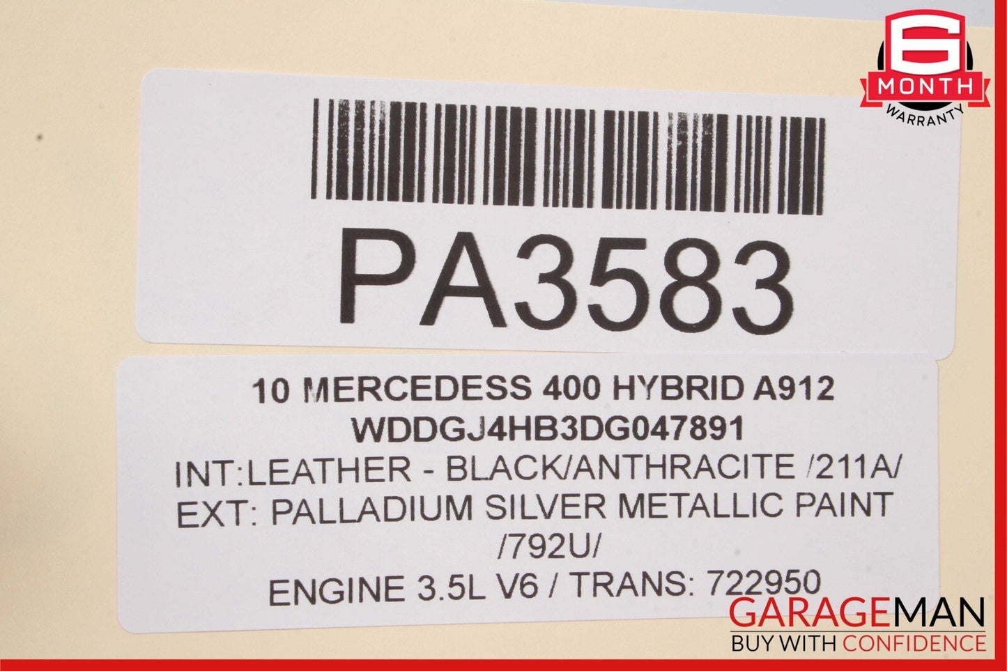 10-13 Mercedes W221 S400 Hybrid Engine Cooling Radiator