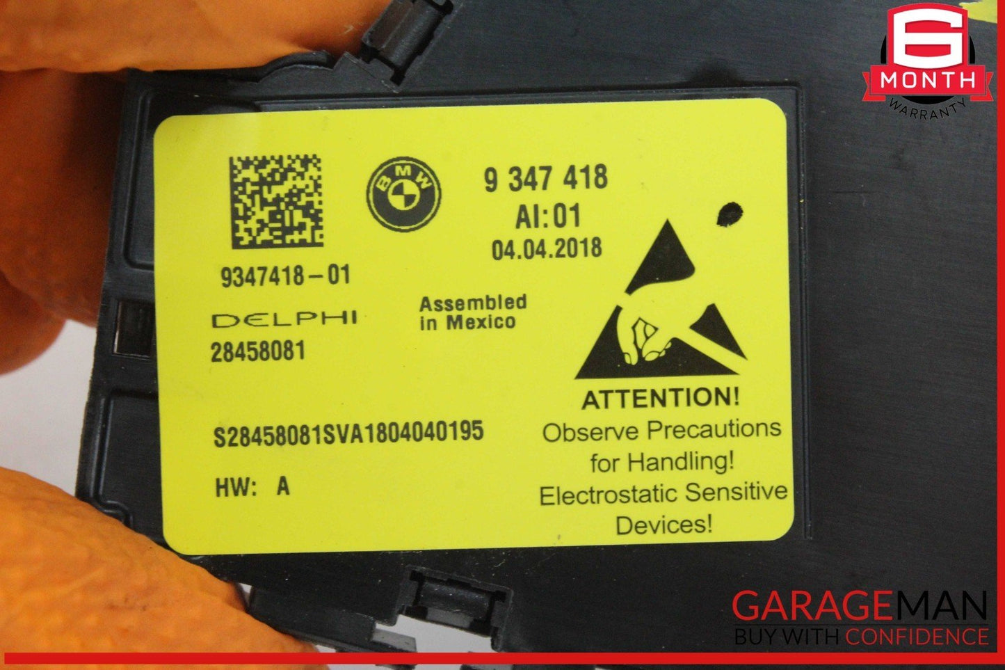 14-18 BMW X5 F15 Front Right Passenger Side Power Seat Adjust Control Switch OEM