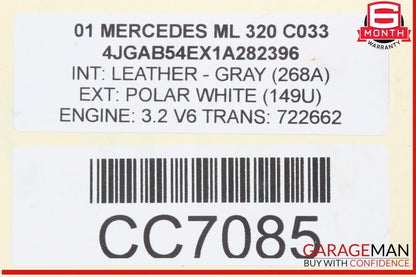 98-05 Mercedes W163 ML320 ML500 Rear Diff Differential Axle Carrier Assembly OEM