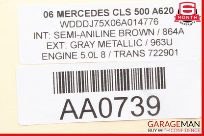 06-11 Mercedes W219 CLS500 Front Left Driver Side Door Computer Control Module