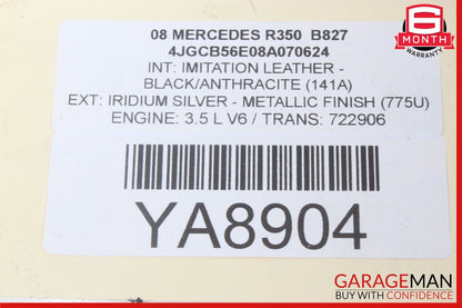 05-13 Mercedes W251 R350 E350 GL450 Oil Filter Cooler Housing 2721800410 OEM