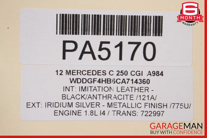12-15 Mercedes C250 SLK250 7G Tronic Automatic Transmission Assembly 722997 164k