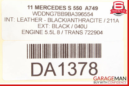07-13 Mercedes W221 S550 S600 S400 Left Fog Light Base 2218200956 OEM