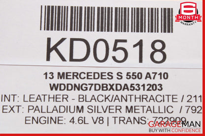 07-14 Mercedes W221 S550 CL550 Front Left Driver Seat Control Memory Switch OEM