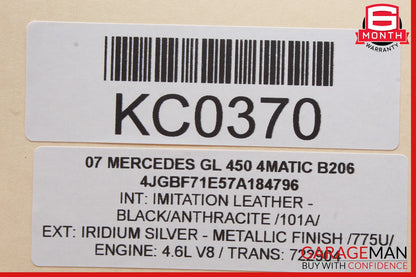 06-10 Mercedes X164 GL450 ML550 Front Right Passenger Door Control Module OEM