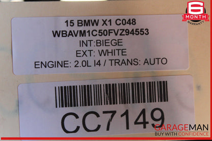 12-15 BMW X1 E84 AWD Rear Left Side Steering Spindle Knuckle Assembly OEM