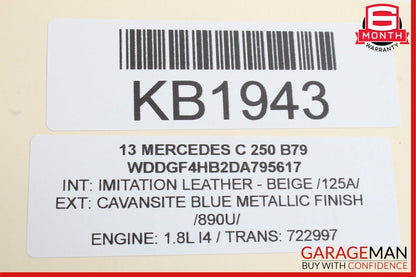 12-14 Mercedes W204 C300 Cluster Speedometer Gauge Surround Trim Cover Bezel