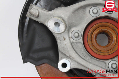 08-17 Mercedes W207 E350 C300 Rear Left Side Spindle Knuckle Hub w/ Rotor Disc