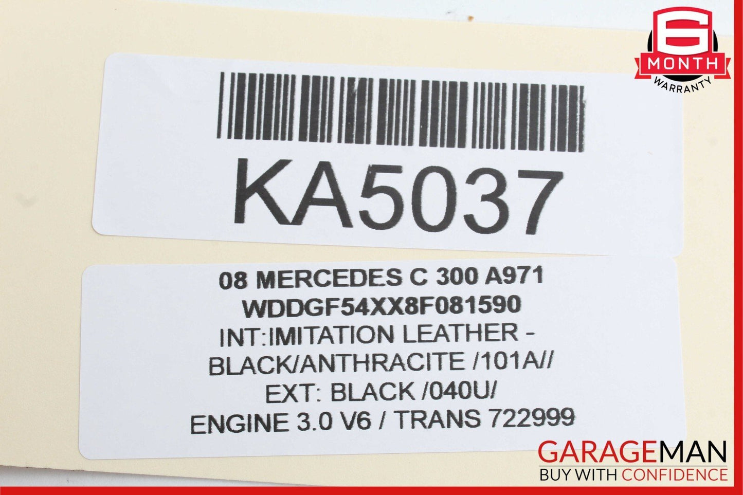 08-14 Mercedes W204 C300 Rear Left Driver Side Door Lock Latch Actuator OEM