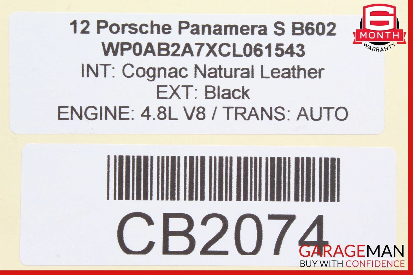 10-16 Porsche Panamera S Rear Right / Left Side Upper Control Arm OEM