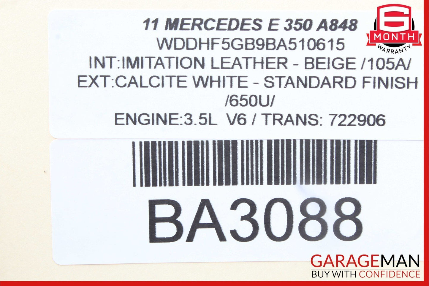 08-18 Mercedes E350 E400 GLK350 C300 Front Left Side Door Lock Latch Actuator