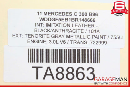 07-11 Mercedes W204 C300 E550 GL450 Ignition Coil Set of 6 0001502780 OEM