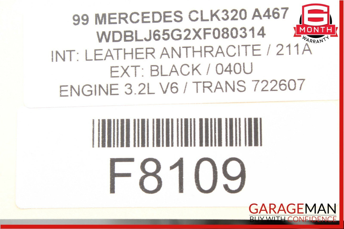 98-03 Mercedes W208 CLK320 Center Dash Hazard Door Lock Switch Trim Bezel Wood