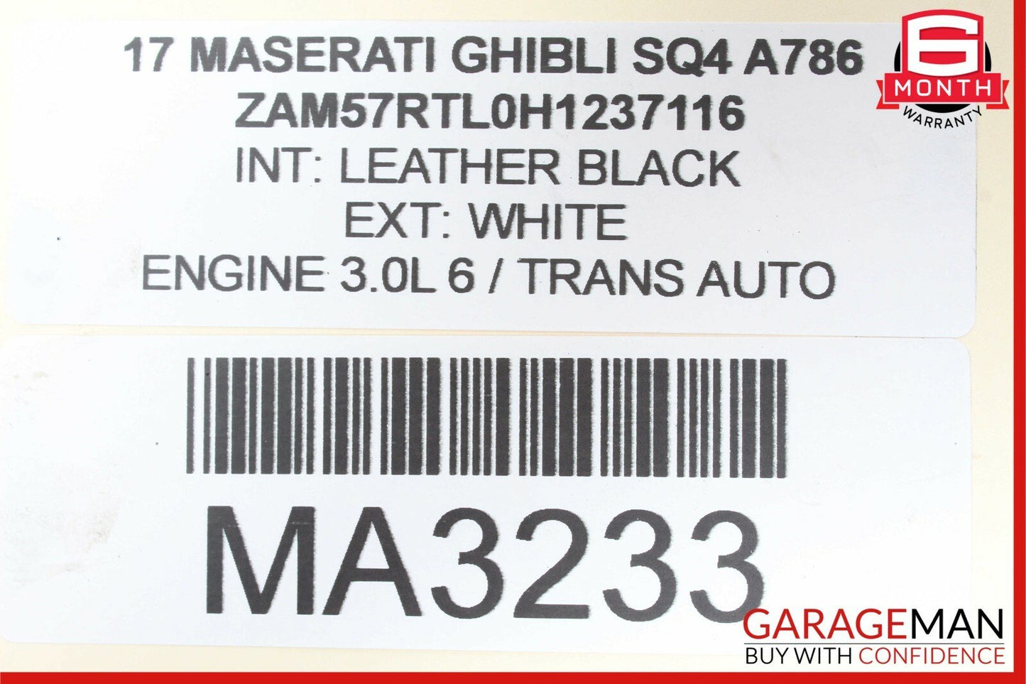 14-18 Maserati Ghibli Quattroporte Rear Left or Right Side Lower Control Arm