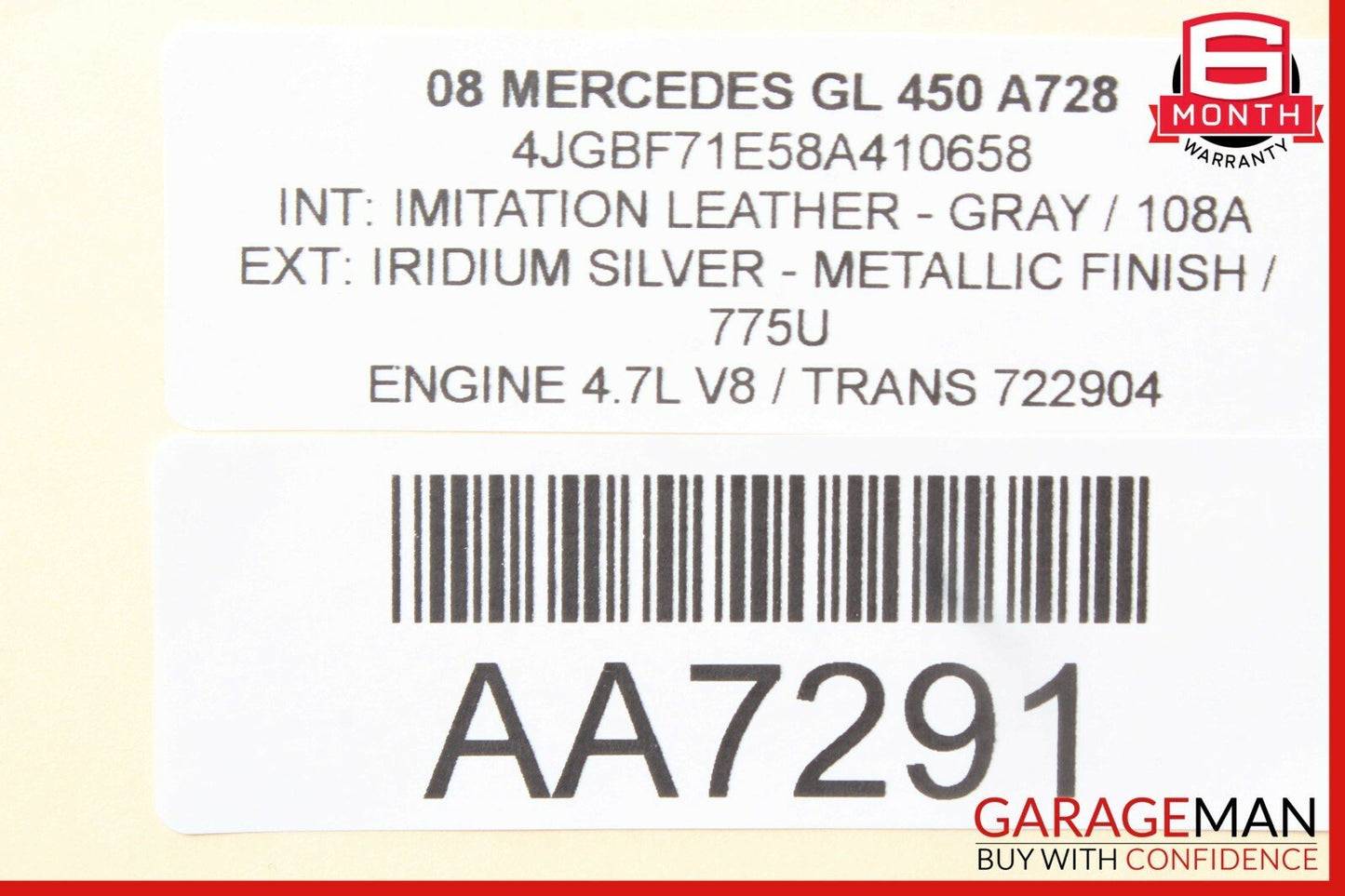 06-11 Mercedes GL350 GL450 ML450 Rear A/C Heater Climate Control Switch Unit OEM
