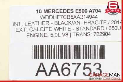 10-16 Mercedes W212 E500 Rear Right / Left Side Suspension Lower Control Arm