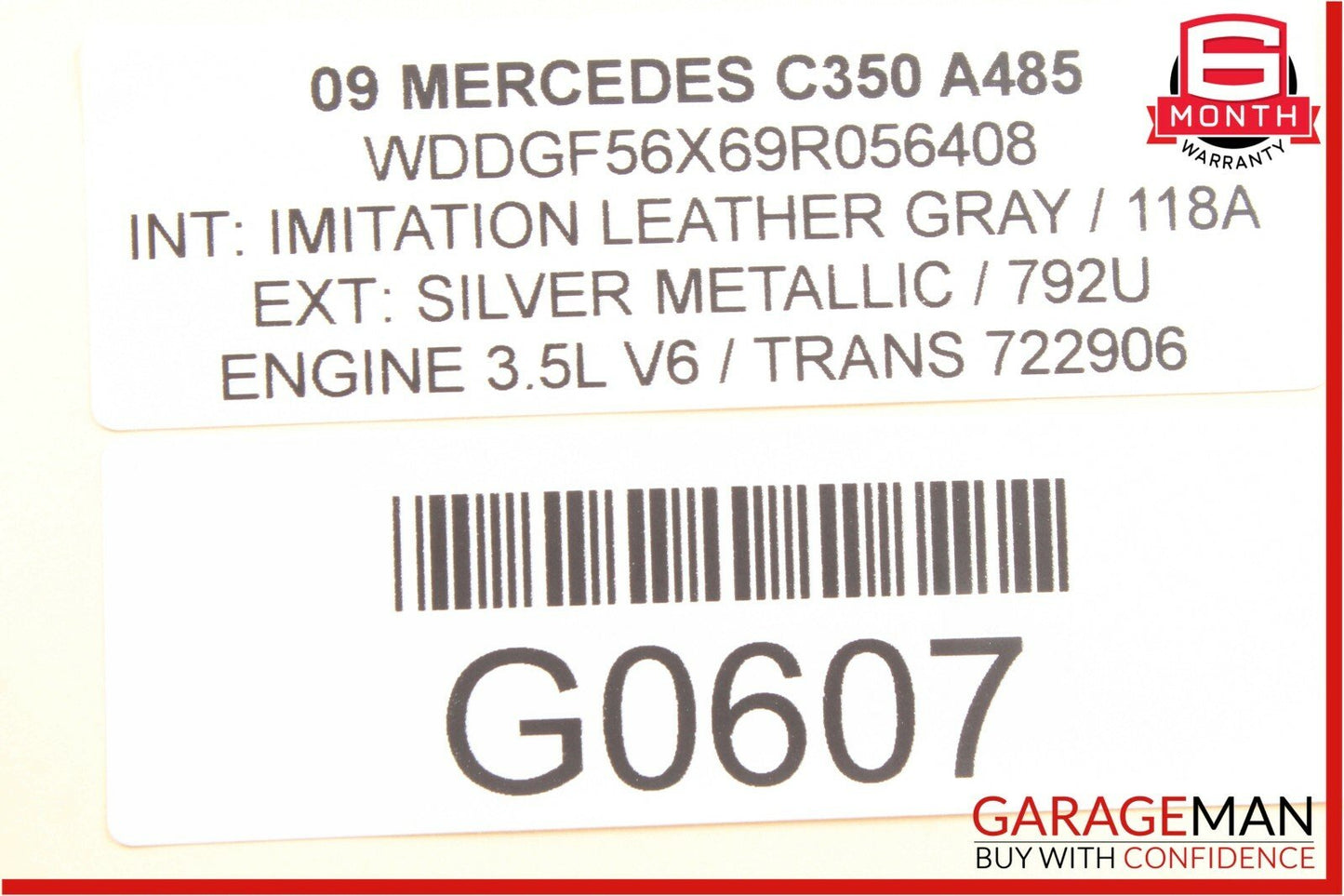 08-14 Mercedes W204 C300 C350 Rear Left Driver Side Door Control Module Unit OEM
