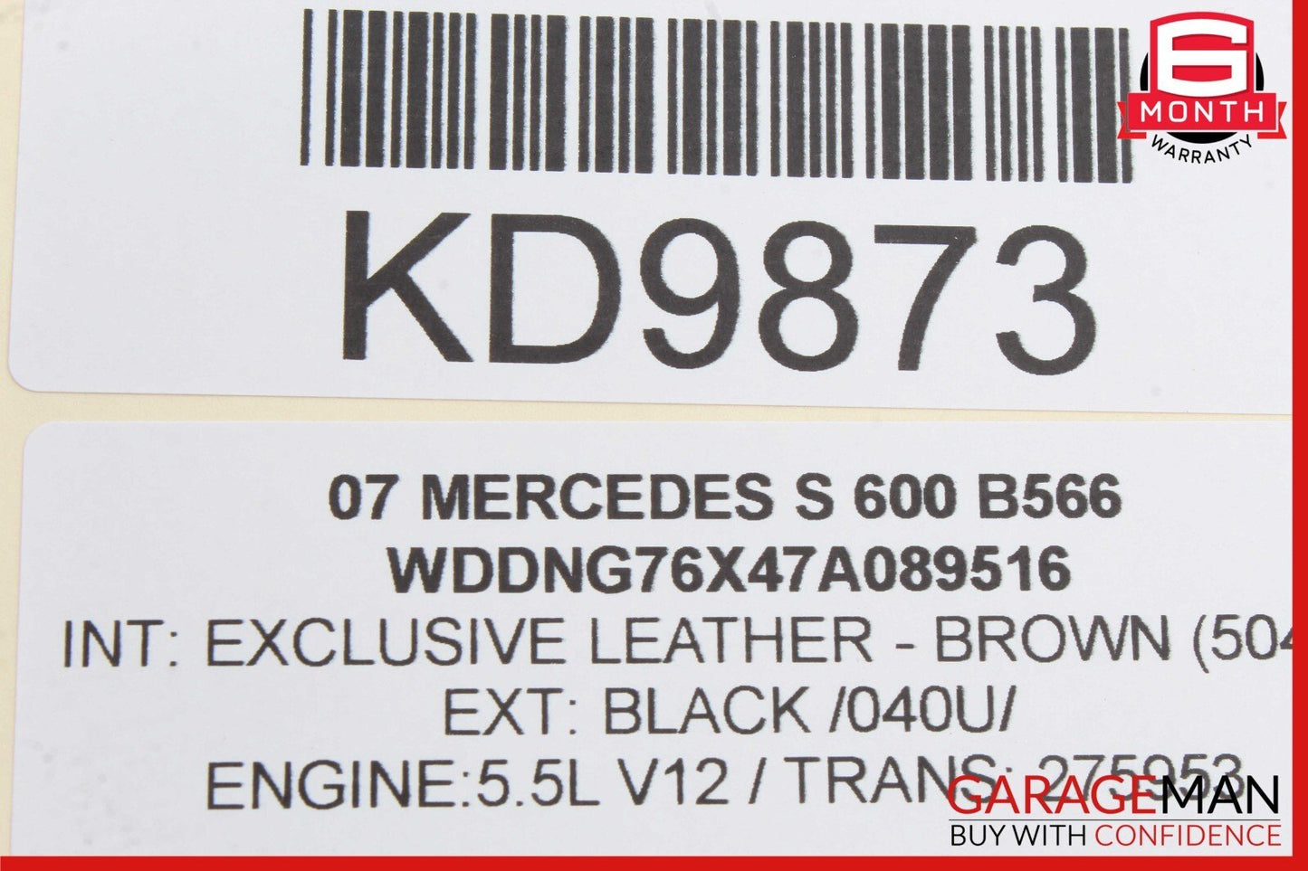 07-14 Mercedes S600 S550 CL600 Front Left Keyless Go Door Lock Latch Actuator