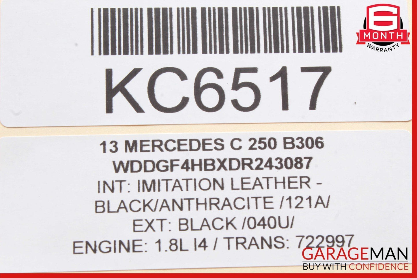 08-17 Mercedes C250 SLK250 E400 Front Left Driver Side Lower Control Arm RWD OEM