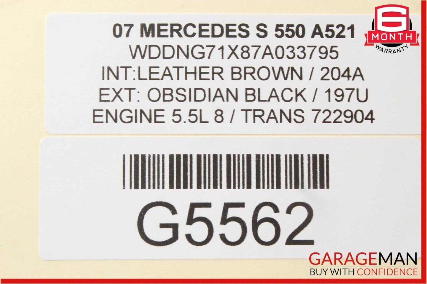07-09 Mercedes W221 S550 Rear Left / Right Side Door Controller Module Unit