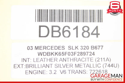 01-04 Mercedes R170 SLK320 SLK32 Engine Cooling Radiator AC A/C Condenser OEM