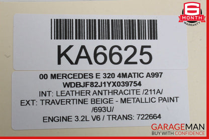 96-02 Mercedes W210 E320 E430 Front Right Side Exterior Door Handle OEM