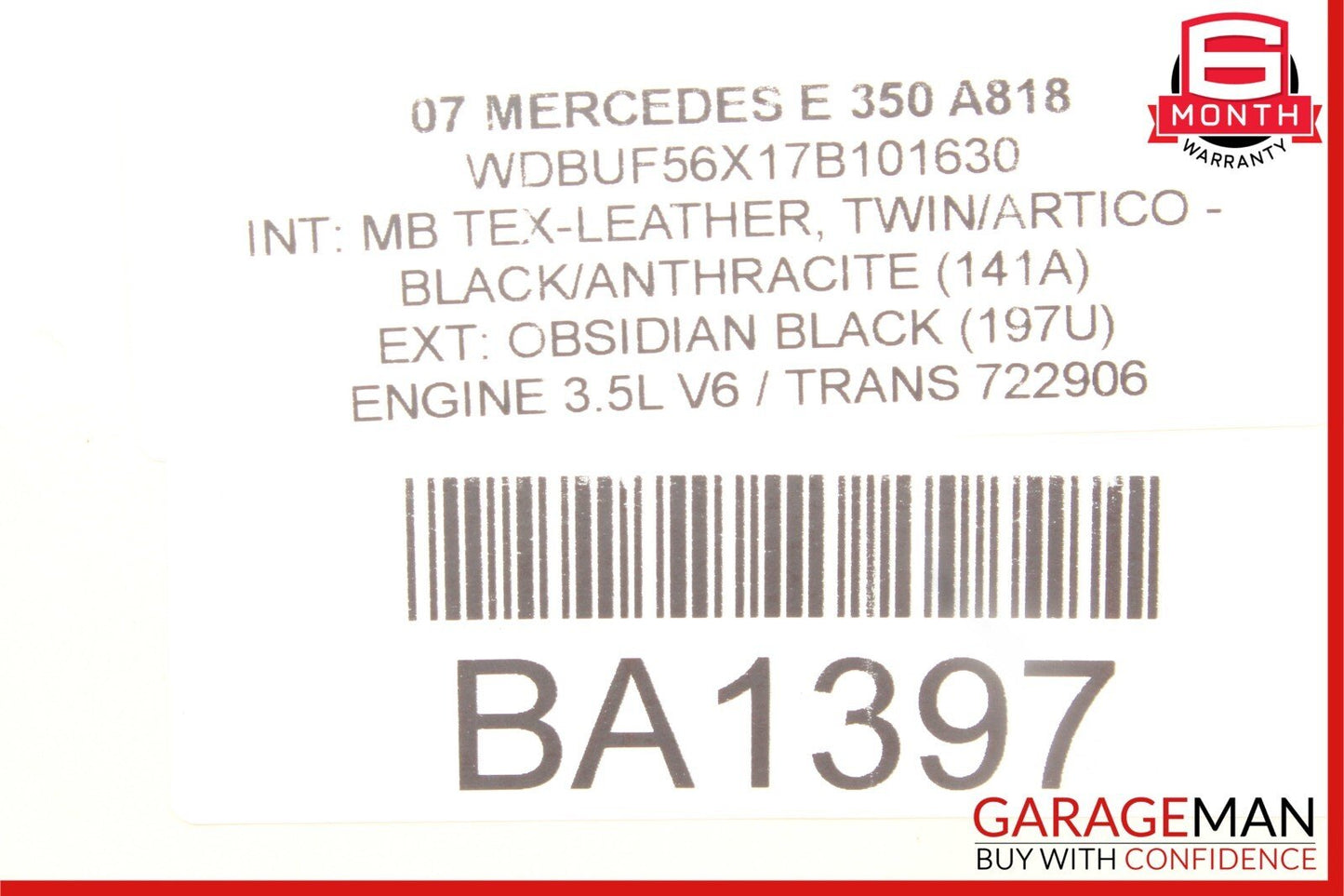03-08 Mercedes W211 E350 GL450 Sirius Satellite Radio Receiver 1698270162 OEM