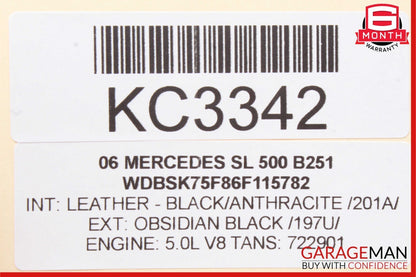 03-12 Mercedes R230 SL550 SL500 SL55 AMG Door Control Module Left Side