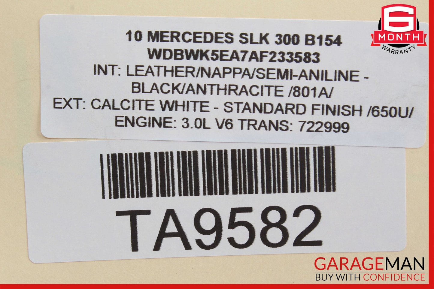 Mercedes R171 SLK300 E350 Front Left Side Engine Timing Chain Cover Plate OEM