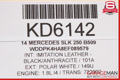 12-20 Mercedes R172 SLK250 Rear Left Side Door Window Regulator Motor Unit OEM