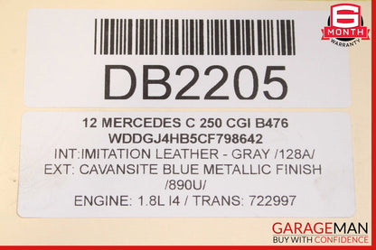 12-15 Mercedes W204 C250 Engine Motor Cooling Radiator A/C AC Condenser