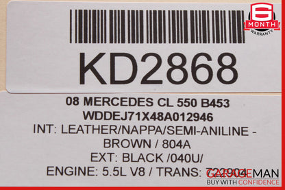 07-14 Mercedes W216 CL550 Rear Left Or Right Side Upper Control Arm OEM