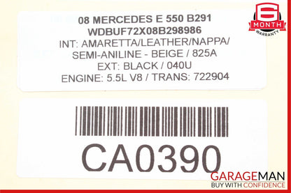 03-11 Mercedes E350 CLS500 E550 Front Right Side Lower Control Arm RWD