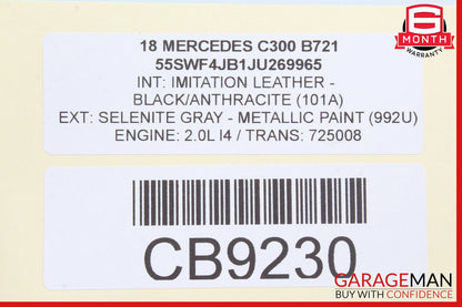 15-20 Mercedes W205 C300 Rear Left / Left Suspension Upper Control Arm OEM
