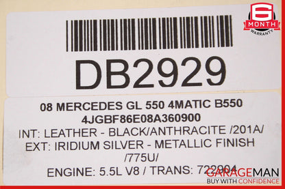 06-13 Mercedes W164 ML550 R350 GL550 Tranny Transmission Transfer Case Gear Box