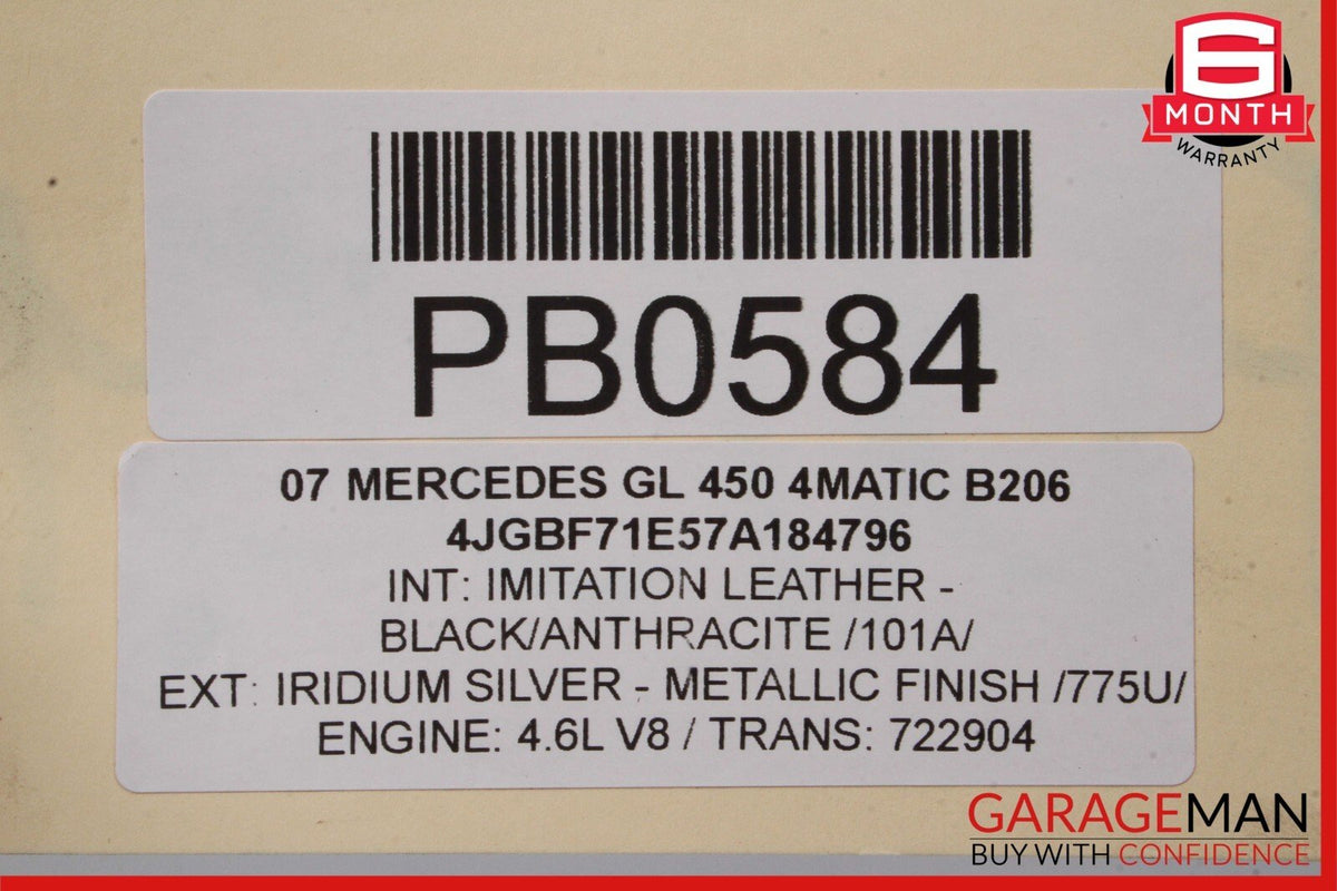 06-11 Mercedes X164 GL450 ML350 Front Bumper Reinforcement Impact Bar Rebar OEM