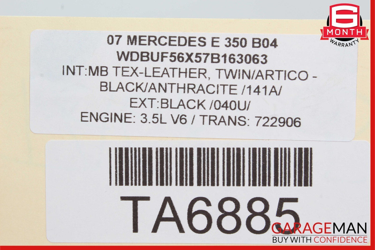 03-11 Mercedes CLS550 E350 E320 Front Right Suspension Upper Control Arm RWD
