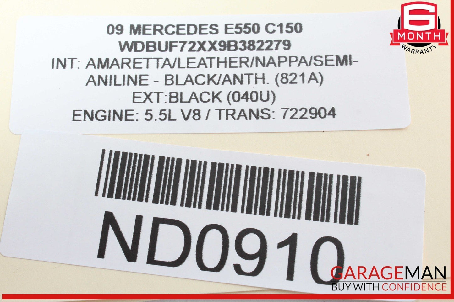 03-09 Mercedes W211 E550 E55 AMG CLS550 Rear Door Keyless Go Control Module