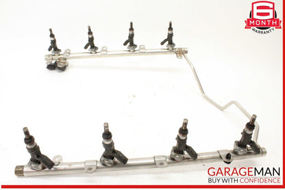 07-12 Mercedes W219 CLS63 SL63 AMG Engine Fuel Injector Rail w/ Injectors OEM